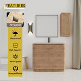 Freestanding Bathroom Vanity With Sink And 2 Soft Close Doors