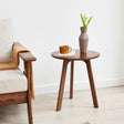 Round Small End Table, Side Table For Bedroom & Balcony - End Tables - Alpine Outlets
