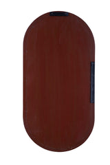 Homer - Oval Mirror - Dark Brown