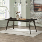 Rex - 72" Fixed Top Rectangle Dining Table - Walnut