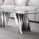 Table With Twisted Fan Shaped Legs