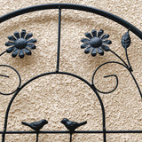 Metal Garden Trellis Rustproof Trellis For Climbing Plant Outdoor Flower Support