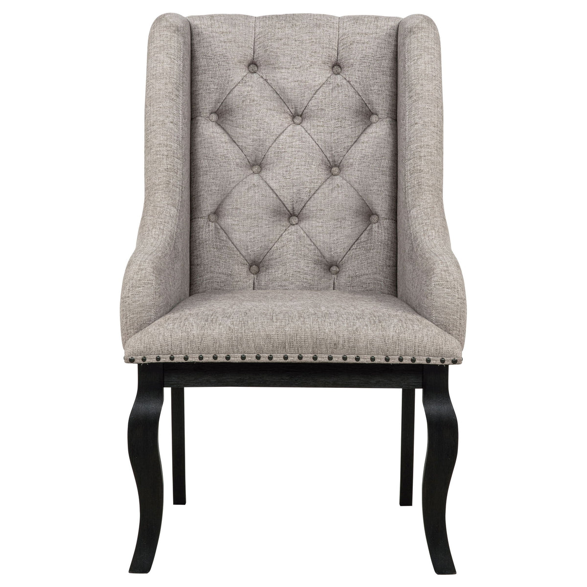 Kinzler - Arm Chair (Set of 2) - Tan / Black