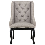 Kinzler - Arm Chair (Set of 2) - Tan / Black