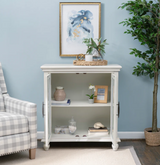 Slade Creamy White 2-Door Cabinet