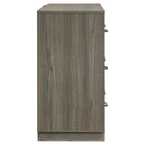 Edmondson - 9 Drawer Dresser With Hidden Jewelry Tray - Natural / Gray