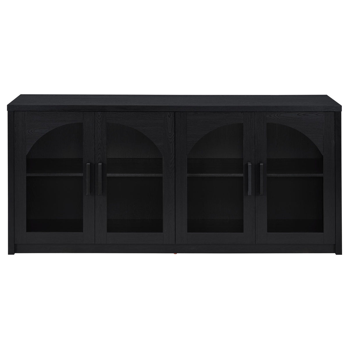 Shayne - 4 Door Sideboard With Arched Doors - Black