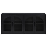 Shayne - 4 Door Sideboard With Arched Doors - Black
