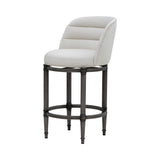Eunice - Faux Leather Upholstered Swivel Counter Height Barstool