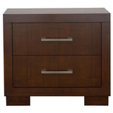 Polk - 2 Drawer Nightstand With Slim Handles - Cappuccino