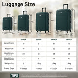 Hardshell Luggage Set 6 Piece With Duffel & Toiletry Bag