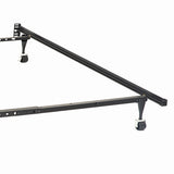 Deverton - Queen / Eastern King / California King Bed Frame With Center Support And Adjustable Design - Black