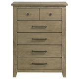 Pelton - 5 Drawer Chest - Oak