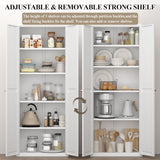 Adjustable 2 Door Storage Cabinet With Adjustable Shelves