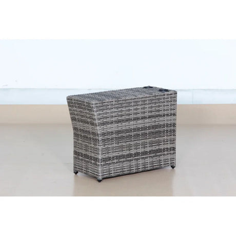 Shick Outdoor Side Table - Gray Mix