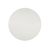 Handmade Side Table With Ribbed Design For Indoor And Outdoor Use - White