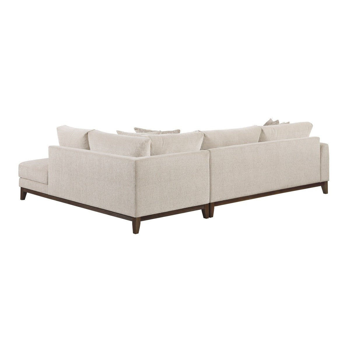2 - Piece Sectional Taupe Chenille with Right Chaise - 🟢 Living Room Furniture available at Alpine Outlets in Denver