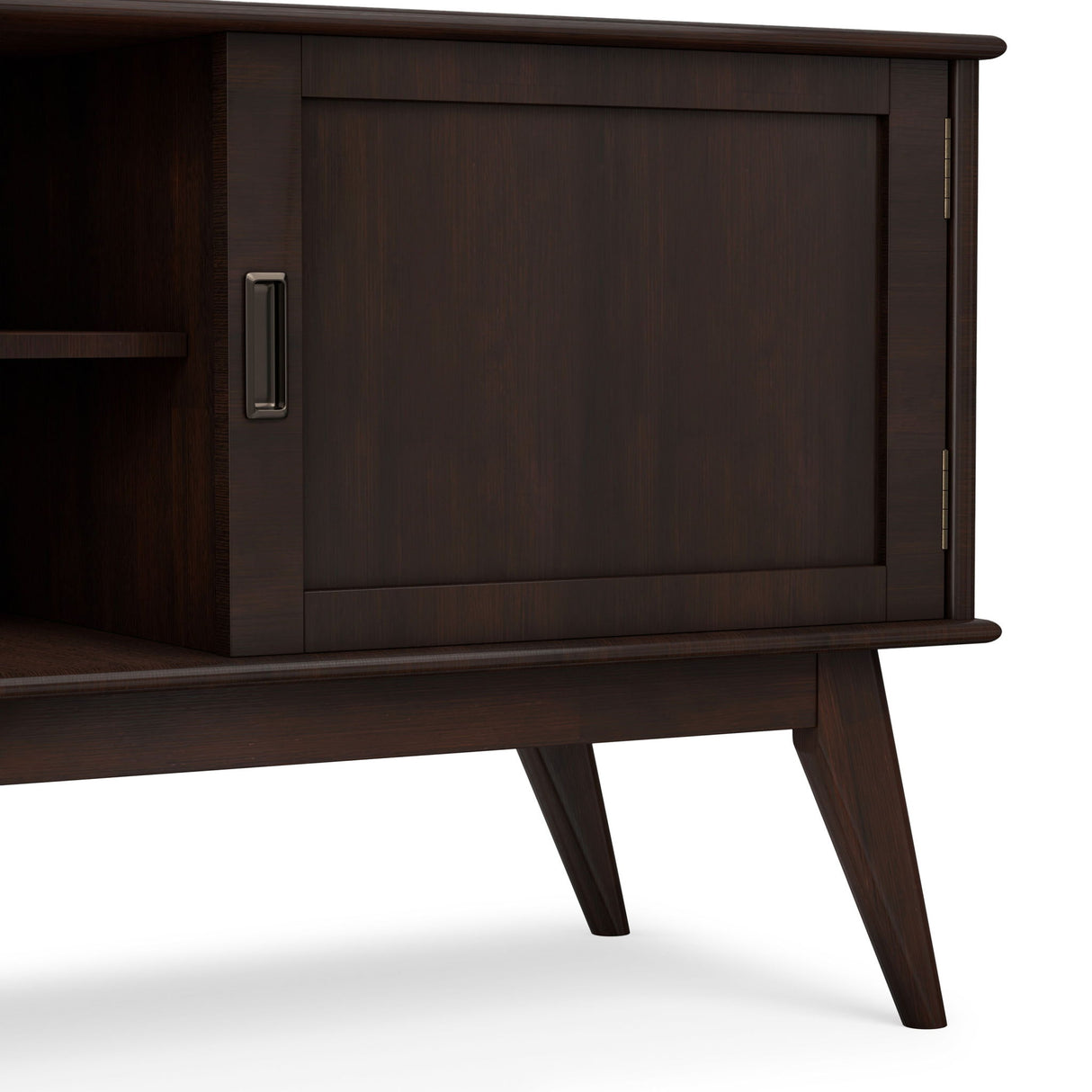 Draper - Handcrafted Mid Century Low TV Media Stand