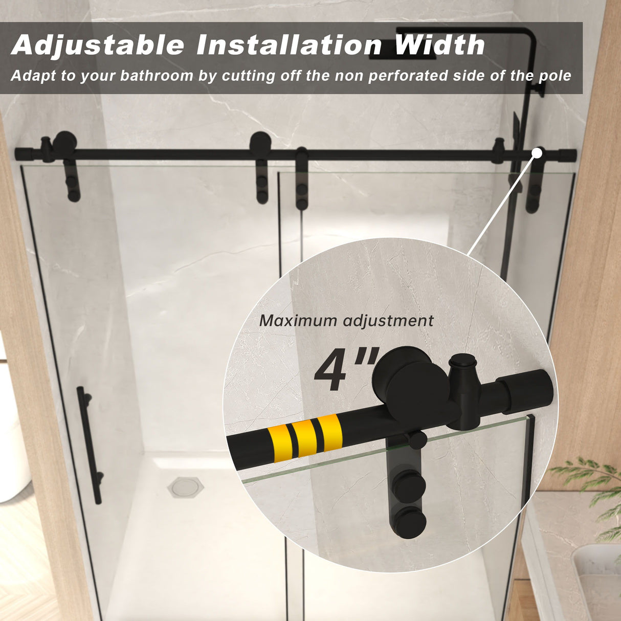 Frameless Sliding Bathtub Door With Frame