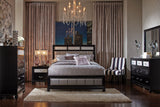 Barzini 7-Drawer Dresser with Mirror in Black