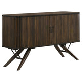 Wes - 2 Door Sideboard Buffet Storage Cabinet - Walnut