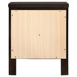 Carlton 2-Drawer Nightstand in Cappuccino