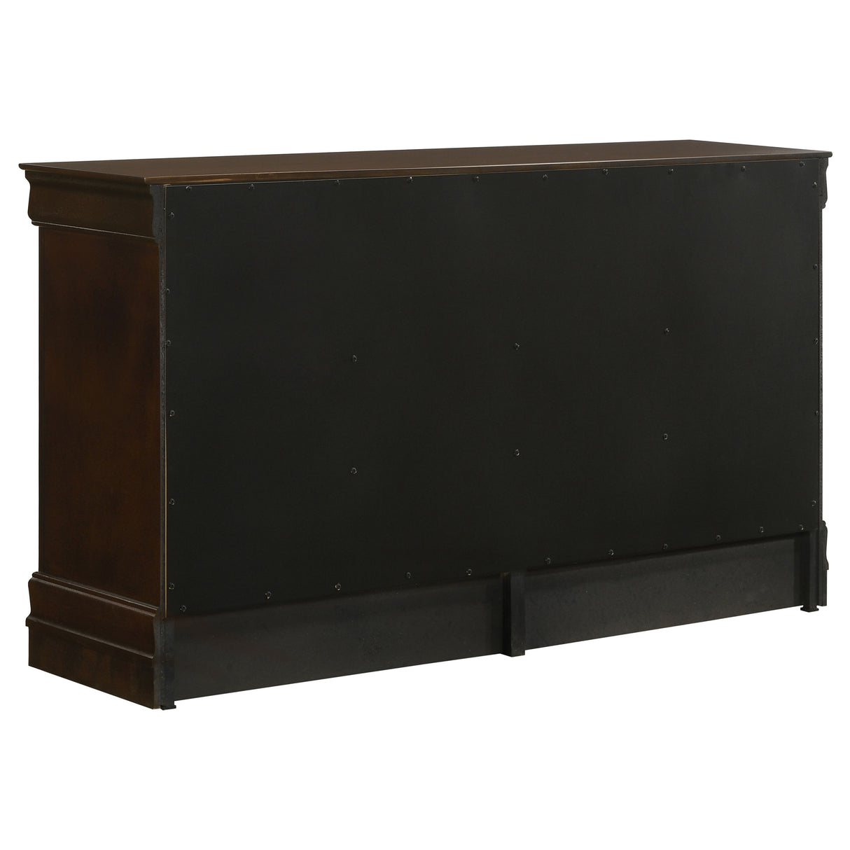 Louis Philippe 6-Drawer Dresser in Cappuccino