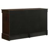 Louis Philippe 6-Drawer Dresser in Cappuccino