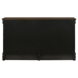 Louis Philippe 6-Drawer Dresser in Cappuccino