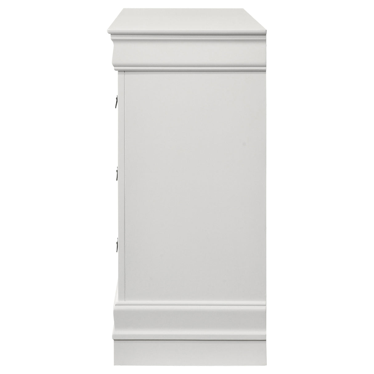 Louis Philippe 6-Drawer Dresser in White