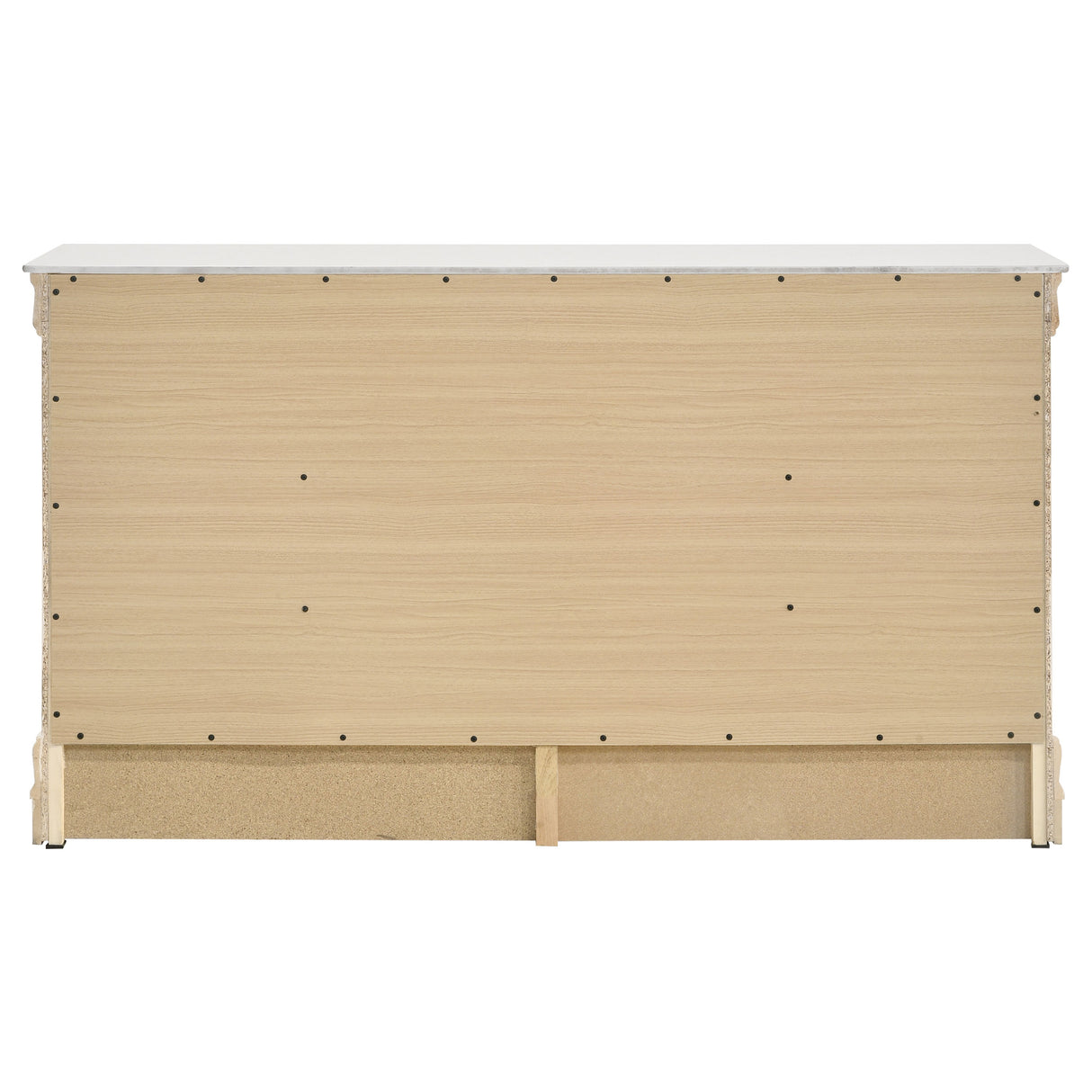 Louis Philippe 6-Drawer Dresser in White