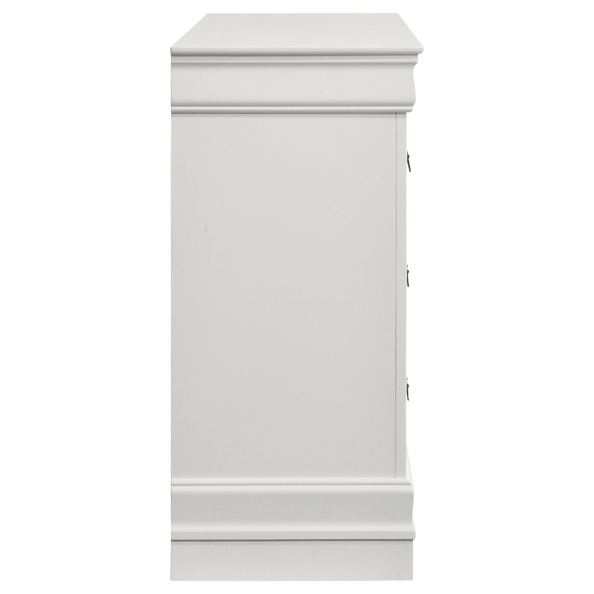 Louis Philippe 6-Drawer Dresser in White