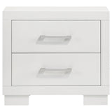 Jessica 2-Drawer Nightstand in Snow White