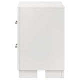 Jessica 2-Drawer Nightstand in Snow White