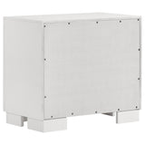 Jessica 2-Drawer Nightstand in Snow White