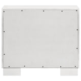 Jessica 2-Drawer Nightstand in Snow White