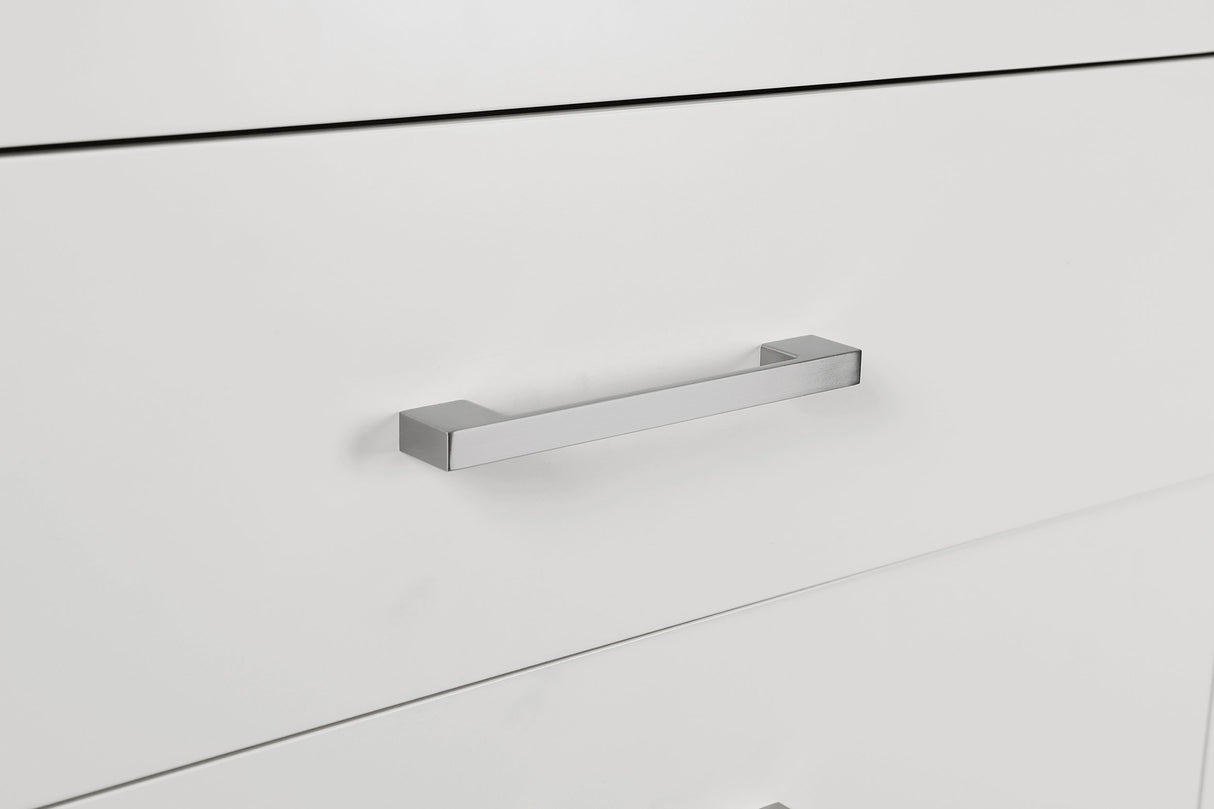 Jessica 2-Drawer Nightstand in Snow White