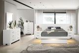 Jessica 2-Drawer Nightstand in Snow White