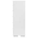 Jessica 5-Drawer Chest in Snow White