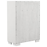 Jessica 5-Drawer Chest in Snow White