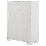 Jessica 5-Drawer Chest in Snow White