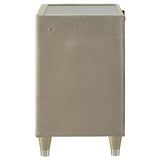 Mika - 2 Drawer LED Nightstand With USB
