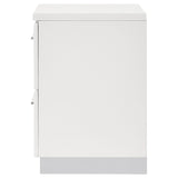 Felicity 2-Drawer Nightstand White High Gloss