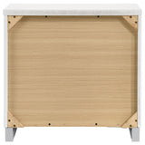 Felicity 2-Drawer Nightstand White High Gloss