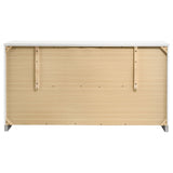 Felicity 6-Drawer Dresser White High Gloss