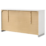 Felicity 6-Drawer Dresser White High Gloss