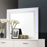 Felicity White High Gloss LED Dresser Mirror