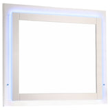 Felicity White High Gloss LED Dresser Mirror