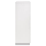 Felicity 5-Drawer Chest - White High Gloss