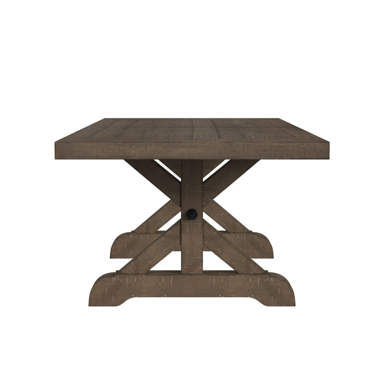 Yellowstone - Dining Table With 2X12" Leaves - Gray